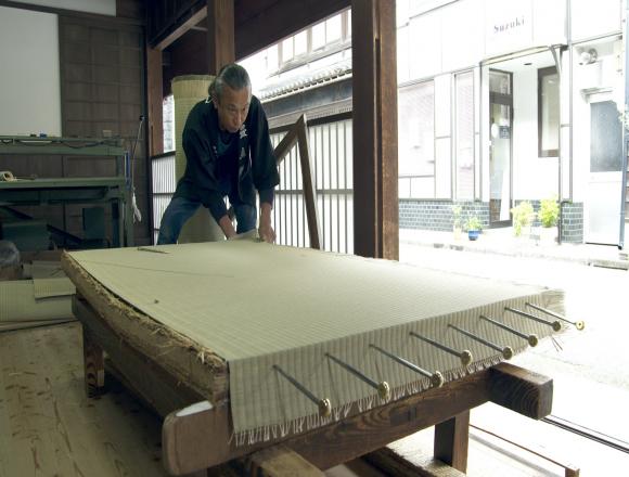 本物の畳で深呼吸